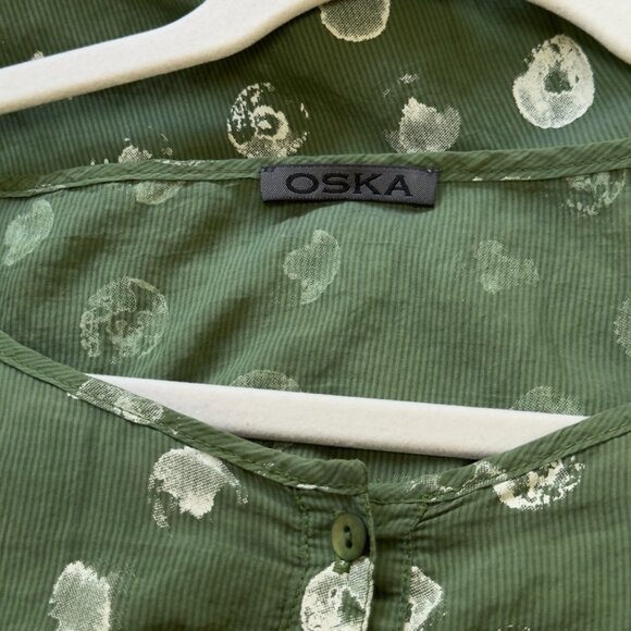 Oska Mini Dress Relaxed Fit Very Light Fabric One Size with Its Leggings - Picture 8 of 10